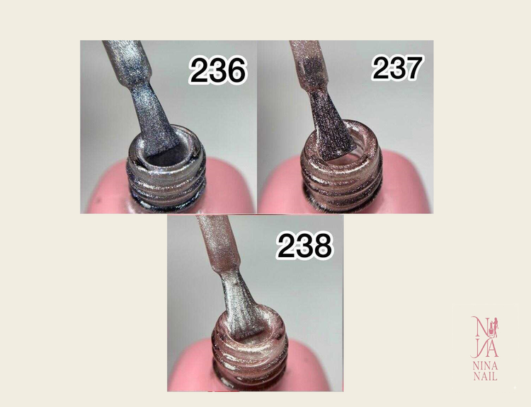 لاک ژل آیس مون لایت نینا آیس سرامیکی با درخشش بالا حجم 12 میل