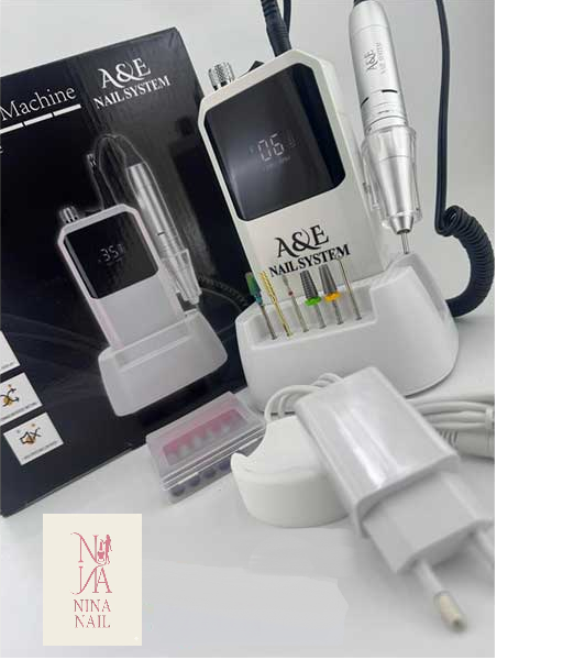 سوهان برقی شارژی ناخن A&E لاتری شارژ شونده قوی