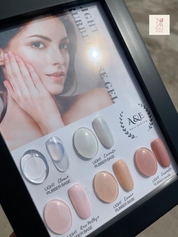 رابر بیس رنگی A&E در 6 رنگ کاربردی